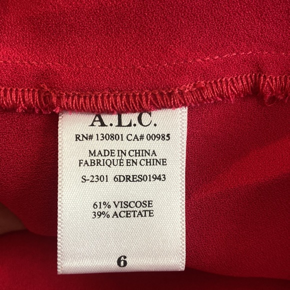 A.L.C. Inez Maxi Dress Deep Fucshia Size 6 EUC - Picture 11 of 12